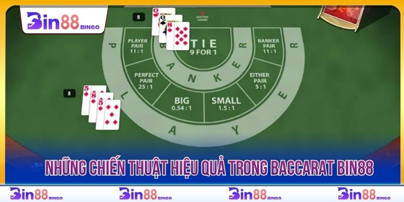 Những chiến thuật hiệu quả trong Baccarat BIN88