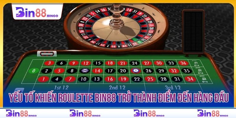 Yếu tố khiến roulette BIN88 trở thành điểm đến hàng đầu